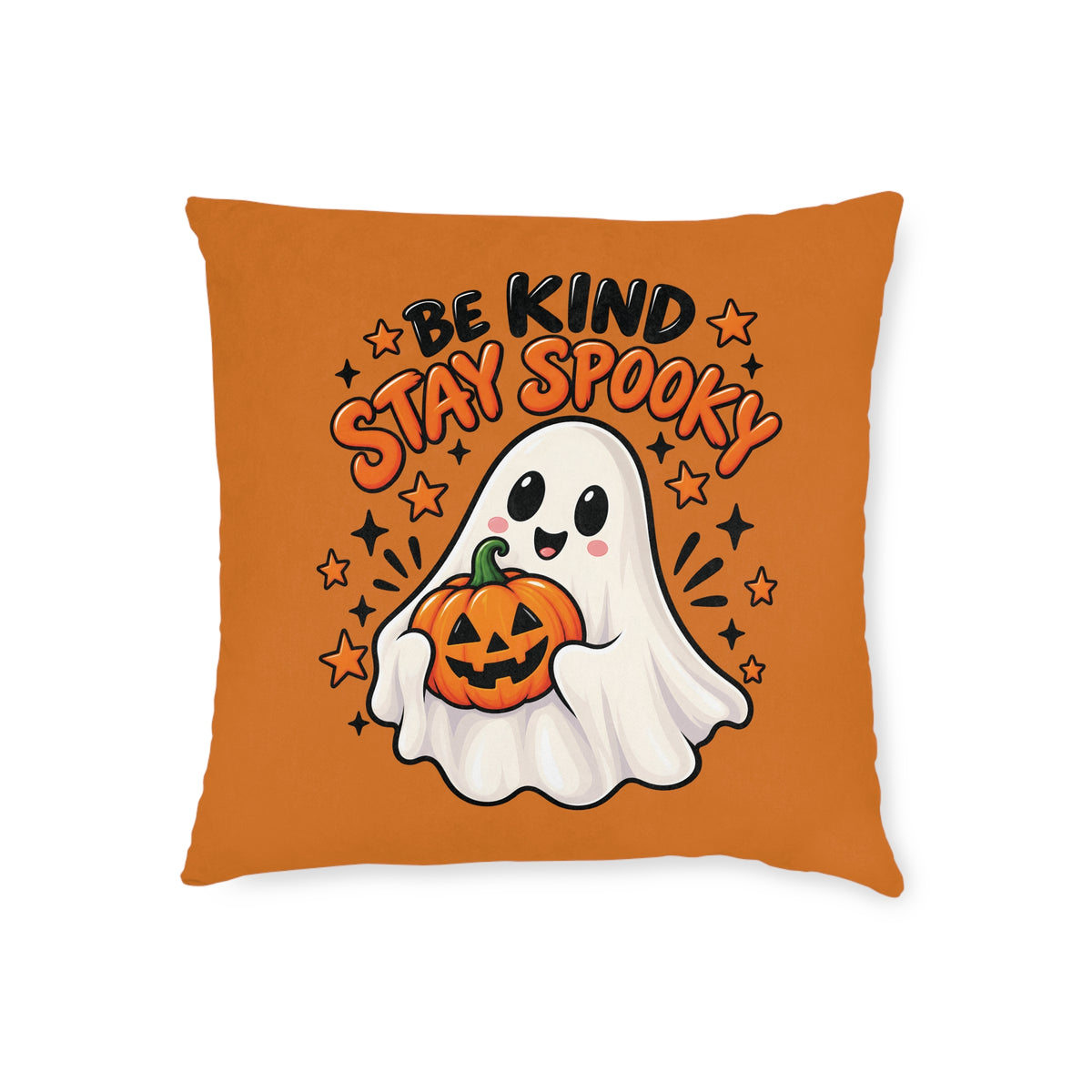 Square Cushion - Be Kind Stay Spooky - Halloween