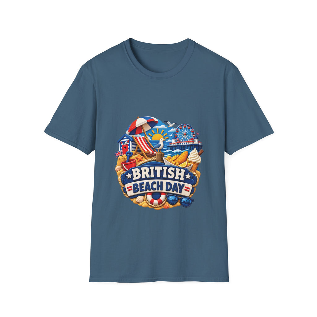 Unisex T-Shirt - British Beach Day