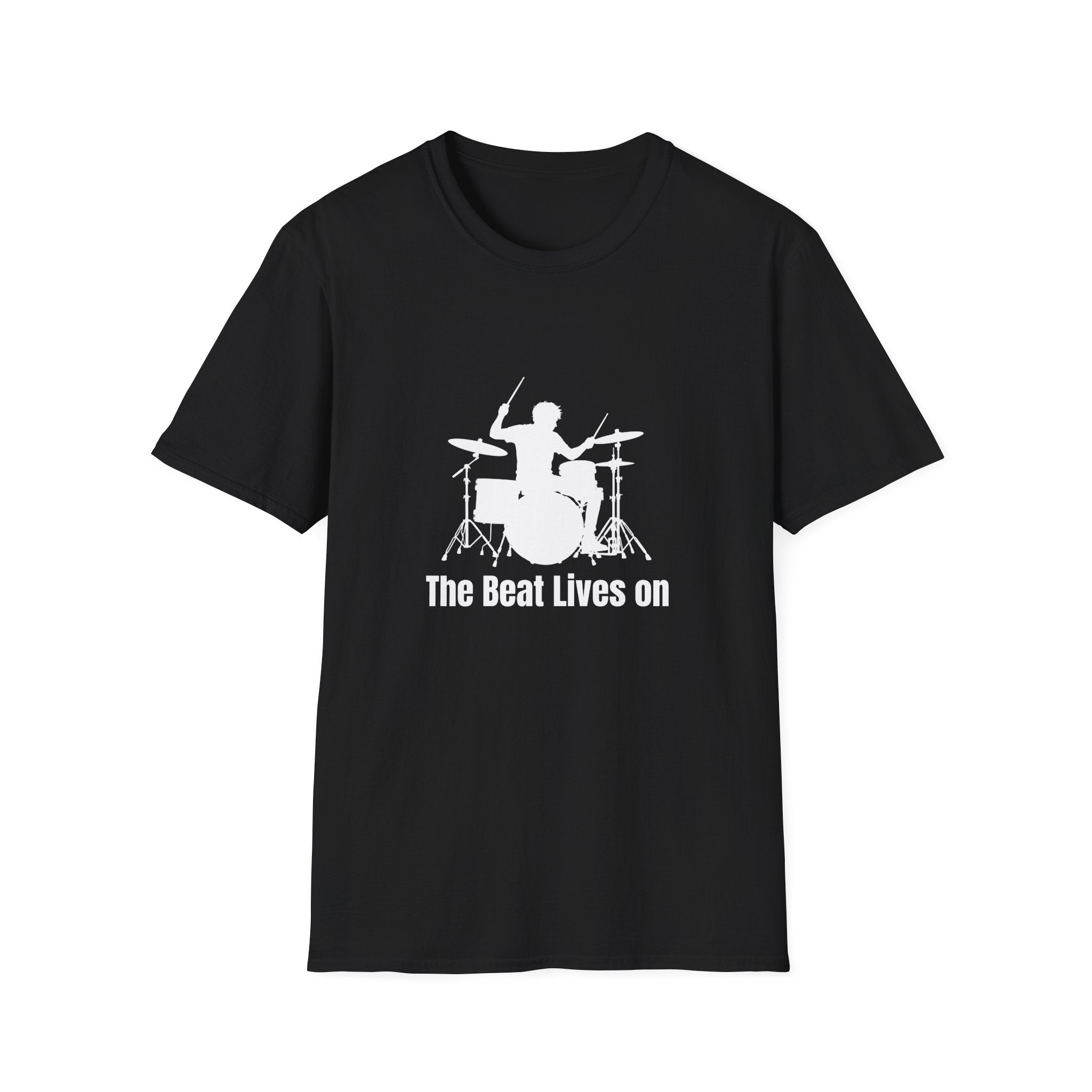 Unisex T-Shirt - The Beat Lives On - Drums | Drummer Tee