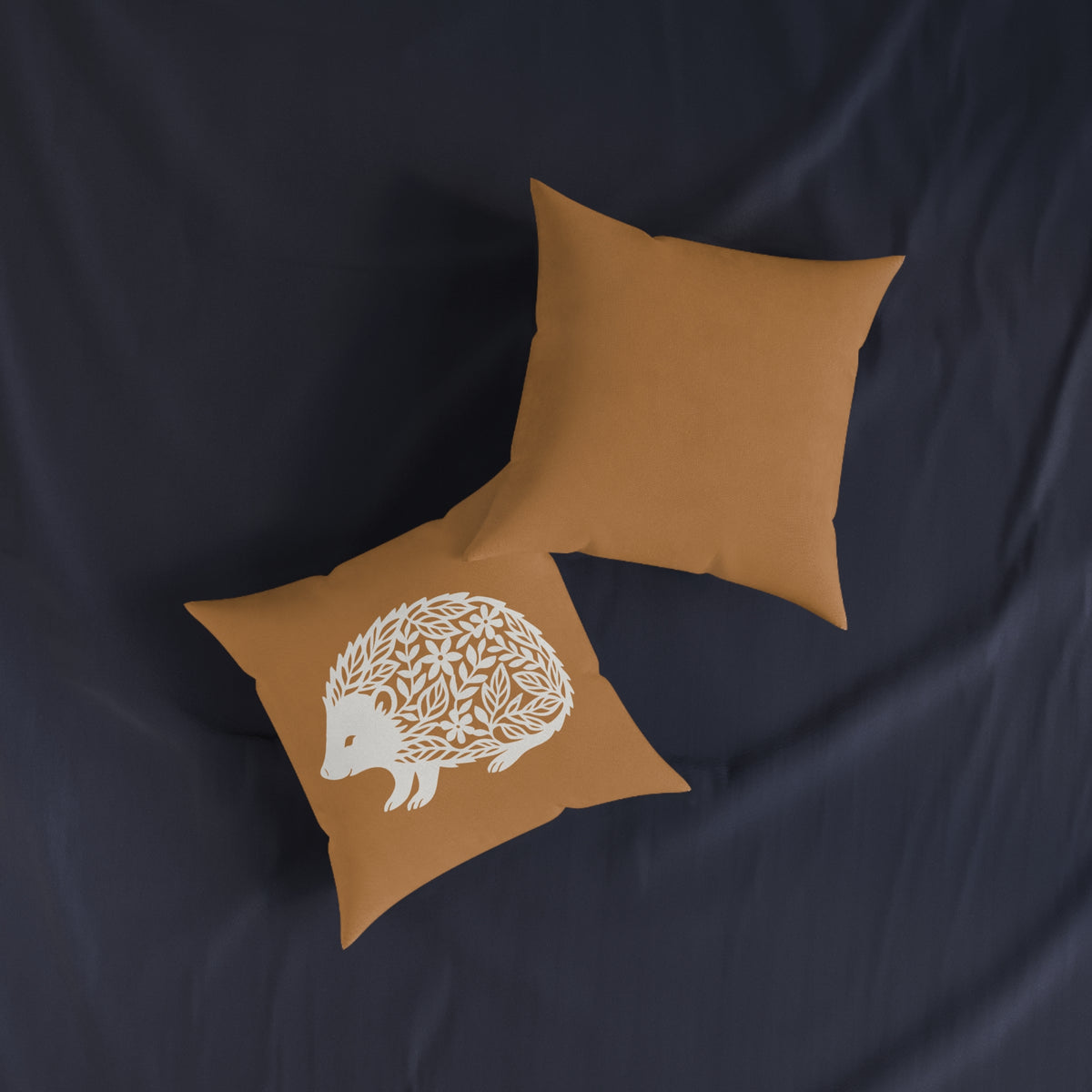 Square Cushion - Hedgehog - Nature Design