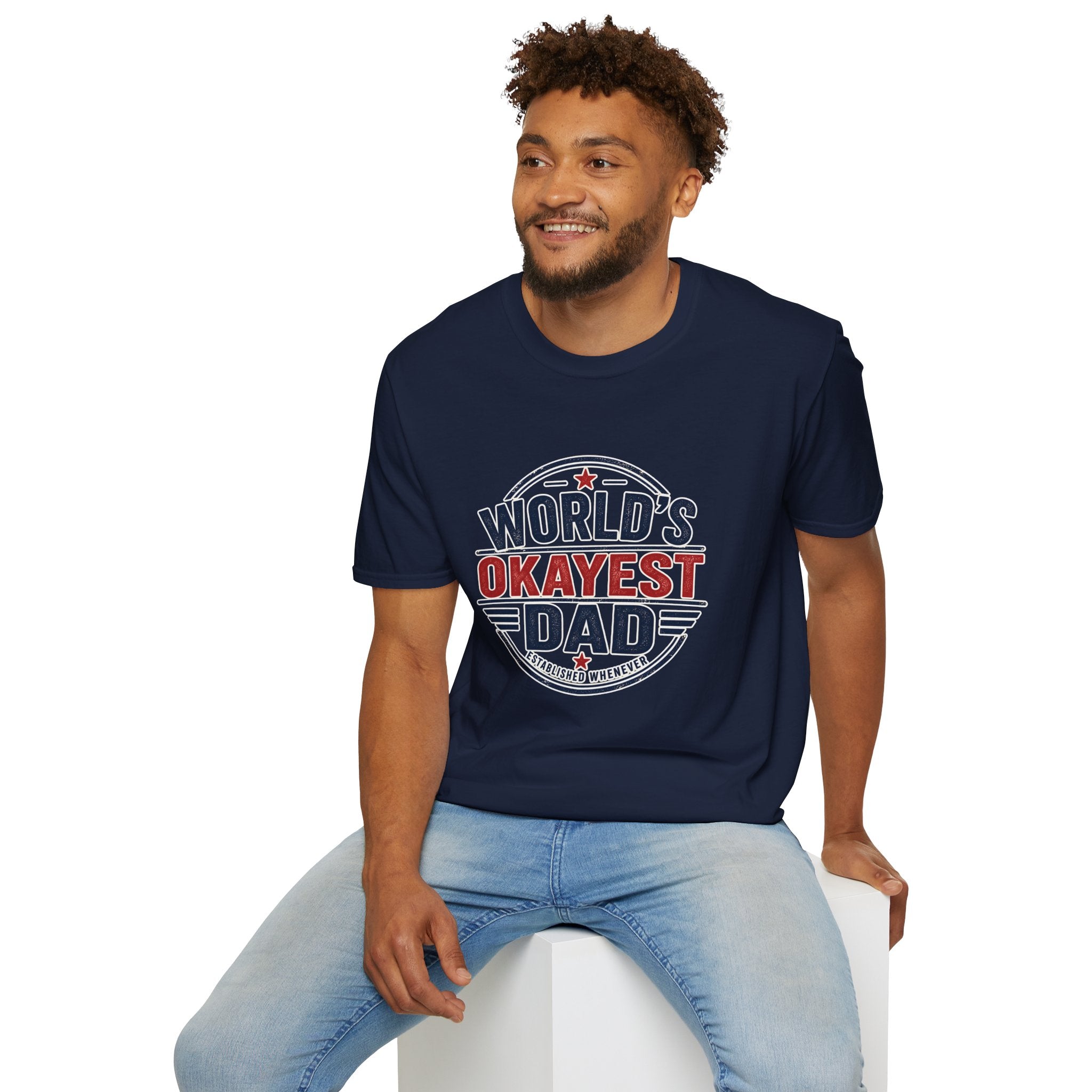 Dad T-Shirt - World's Okayest Dad